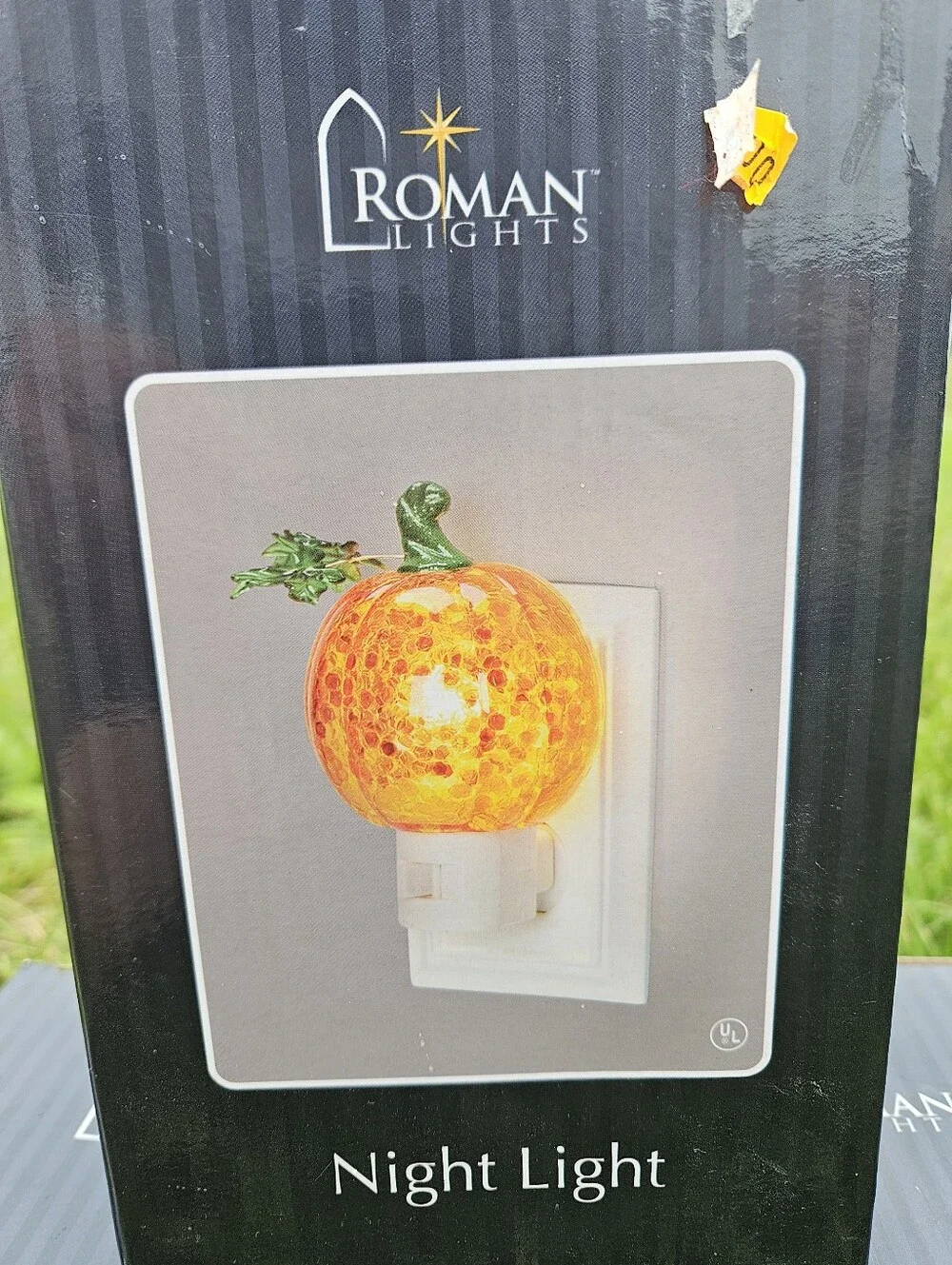 3 NEW Roman Lights Pumpkin Night Lights Fall Halloween Thanksgiving Decor...